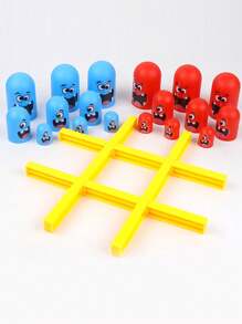 A Nesting Doll Tic-Tac-Toe Toy, An Interactive Tabletop Game For Friends Gathering, A Battle Game Toy, A Birthday Party Game