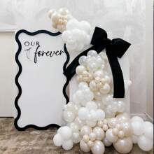 10/20/30/40/50pcs Pearl White Balloons 18/12/10/5 Inches, Pearl White Latex Party Balloons Used For Weddings, Engagements, Bridal Showers, Birthday Party Decorations