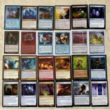108 sztuk czarnych rdzeni Magic The Gathering Karty P9 Dual Land Fetch Land Shock Lands Karty Proxy