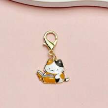 7 Peças Conjunto de Chaveiros de Gato - Chaveiros de Gatinho de Liga de Zinco em Estilo Cartoon, Adequado para Amantes de Gatos - Acessórios Felinos Fofos, Ideal para Uso Pessoal e Presentes de Aniversário, Acessórios de Carro, Encantos de Bolsa, Mochilas Escolares, Gótico, Y2K