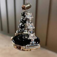 18mm/20mm/22mm 夏季新款星形水钻表带，可调节长度，兼容三星 Galaxy、Garmin、Amazfit 手表 - 柔软、透气 - 黑色 - 查看 14