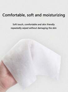 10/30/50/100 piezas Toallitas limpiadoras desechables portátiles empacadas individualmente, toallas de papel para limpieza de manos, boca y pies - Multicolor - Ver 7