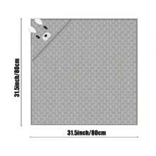 Soft Absorbent Baby Hooded Bath Towel, With Cute Animal Patterns, Made Of Breathable Polyester Fabric, Suitable For Children Shower And Wrap - Multicolor - View 6