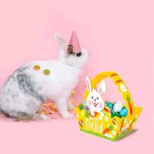 4/8/12 sztuk Wielkanocne Zajączki Jajka Kosze, Tacki Jajka Do Wystawienia, Dekoracje Okna Kuchenne, Pudełka Do Pakowania Pieczenie, Pudełka Na Prezenty Imprezowe