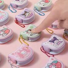 Sanrio 1 st Sanrio Doudou-notitieboek met Kuromi en mijn melodie-cartoon, een schattig notitieboek dat ideaal is om te delen, stickers en een agenda voor de start van het schooljaar