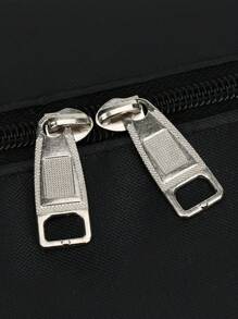 Casual Color Block Round Tube Sports Shoulder Bag, Casual Letter Pattern Round Tube Sports Fitness Bag, Portable Zipper Lightweight Handbag Fashion Unisex Daily Use Bag, Large Capacity Luggage Bag, Training Bag. Suitable For Teen Summer Casual Outdoor Athletic Or Vacation Travel Or Graduation Gifts Or Birthday Dress Accessories