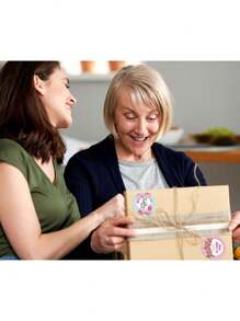 500/1卷母亲节装饰贴纸、礼品包装贴纸、包装袋包装盒贴纸、节日梅森贴纸自粘贴纸标签、妈妈家贴纸、贺卡贴纸、信封贴纸