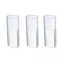 2025 New 3pcs Travel Portable Transparent Storage Box - Mini Organizer For Cleaning Swabs, Bandages & Toothpicks, Dustproof