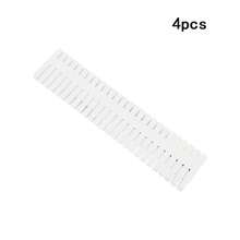 4 件高品质可调节白色抽屉隔板，DIY 抽屉整理器，可完美整理抽屉、化妆品、衣服、内衣、餐具、厨房、浴室、卧室、办公室 - 彩色 - 查看 8