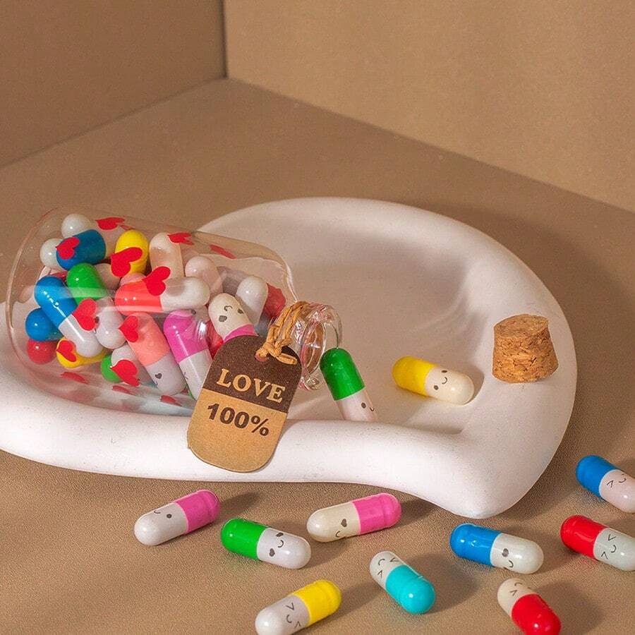 1件跨境热销爱情胶囊情侣礼物送给男朋友、女朋友、母亲节、情人节、父亲节