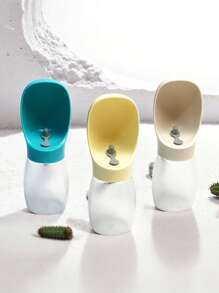 狗用水瓶，防漏便携式宠物狗用水瓶，带饮水器，适合旅行的小狗饮水机 - 彩色 - 查看 5