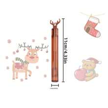 泡泡管玩具雪花恐龙动物皇冠蝴蝶结魔杖礼物婚礼生日派对聚会装饰圣诞节（空瓶） - 彩色 - 查看 3