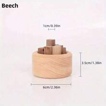 1个香薰精油扩香器，圣诞礼物，木质香氛扩香器，家居及汽车装饰，仪表盘配件，木质扩香器产品，家居装饰，桌面摆件，夏季驱蚊精油扩香器，适用于卧室、客厅、梳妆台，可搭配精油使用，节日礼物，生日礼物，母亲节礼物，情人节礼物（产品本身无香味，仅有天然木香，请搭配精油使用）
