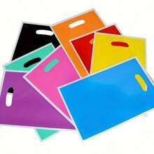 20 Sacolas de Presente de Cor Sólida, Sacolas Plásticas Portáteis Reutilizáveis, Sacolas de Pérolas, Sacolas de Joias, Sacolas de Roupas, Sacolas para Embalagens de Cosméticos, Sacolas de Compras, Sacolas de Varejo, Pequenas Empresas, Sacolas de Presente para Festas, Sacolas de Artesanato, Casamentos, Aniversários, Eventos para Presentes