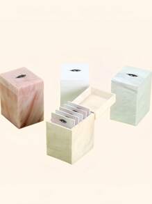 Estojo para Armazenamento de Cílios, Caixa de Armazenamento Acrílica de 5/10 Camadas para Organização de Cílios, Suporte para Paleta de Cola de Cílios Postiços, Expositor Compacto para Alongamento de Cílios com 5/10 Paletes