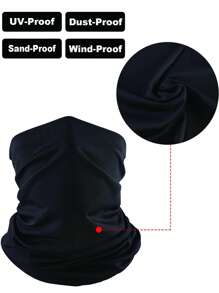 8Packs Neck Gaiter Face Mask Headwear Bandana Head Wrap Face Scarf Mask Neck Warmer Balaclava For Sports