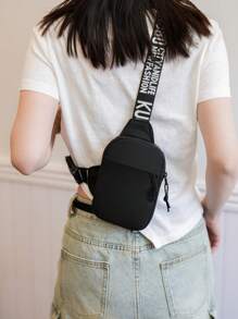 ceionkeust Bolso multifuncional unisex para el pecho/cintura, diseño anti-robo, ligero, adecuado para senderismo, correr, actividades al aire libre, bolso cruzado de moda para hombres y mujeres con correa ancha, bolsillo para teléfono móvil y monedero