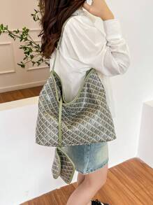 SHIMEINI 2025 New Arrival Printed Fashion 2 Pieces Shoulder Bag With Coin Purse, Suitable For Women Daily Use, Vacation, Travel, Holiday, Date, Gift