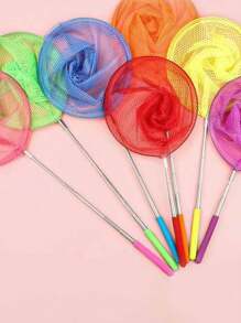 1pc Versatile Catch Release Net For Shrimp, Insects, Dragonflies, Butterflies - Perfect For Summer Beach Fun Outdoor Fishing - Multicolor - View 9