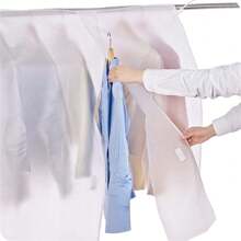 1pc Hanging Garment Bag, Transparent Clothing Cover Protector For Suits, Coats, Dresses, Storage Organization, Anti-Dust Clothing Protector Bag For Wardrobe Clothing Protective Cover, Dust-Proof Clothing Cover, Wardrobe Protective Cover, Clothing Dust-Proof Cover, Clothing Cover, Long Clothing Cover, To Prevent Dust, Moisture, Insect Pests, Travel Clothing Bag, Portable Clothing Cover, Foldable Clothing Protective Cover, Seasonal Clothing Protection, Seasonal Clothing Storage Cover, Moisture-Proof Clothing Bag, Transparent Dust-Proof Cover, Dress Dust-Proof Cover, Wedding Dress Protective Cover, Suit Cover, Workwear Cover, Clothing Used In Formal Occasions, To Prevent Dust, Wrinkles And Quality Degradation, Suitable For Hanging Dresses, Wedding Dresses Or Business Suits. Wedding Dress Storage,Personalized Wedding Favors,Wedding Decor,Groom Dust Cover,Bride,Bridal,Best Man, Bridesmaid