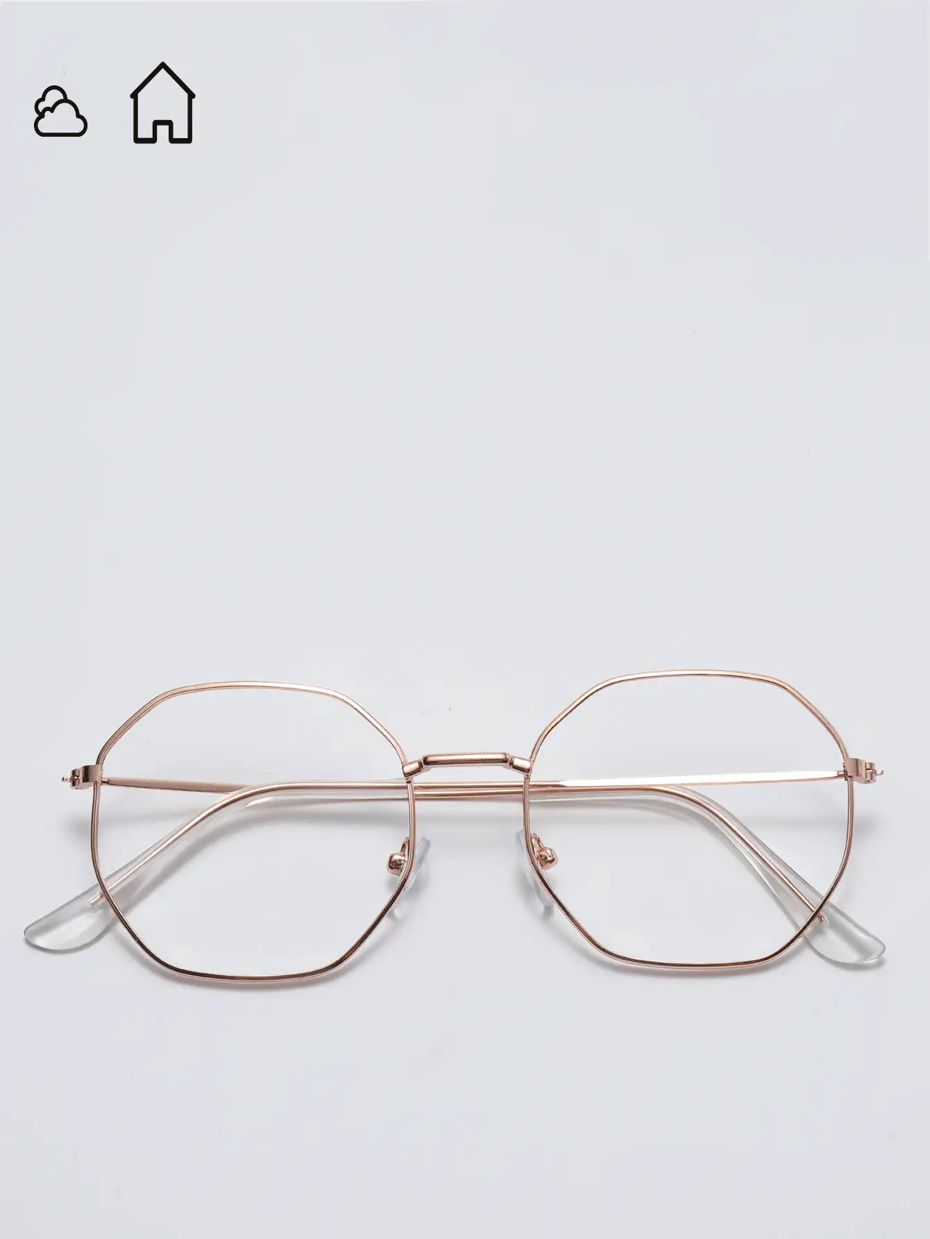 复古几何全框金属变色女士时尚眼镜，时尚配饰经典设计适合夏季户外旅行海滩度假