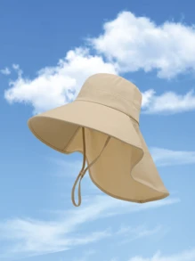 1pc Women's Summer Lightweight Breathable Foldable Wide-Brim Sun Hat, UPF Protection, Ideal For Outdoor/Work