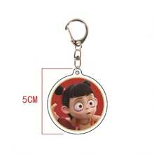 Nezha 2 Magical Child Havoc In Heaven Peripherals Cute Funny Movie Decor Backpack Charm Acrylic Keychain Small Gift - Multicolor - View 4