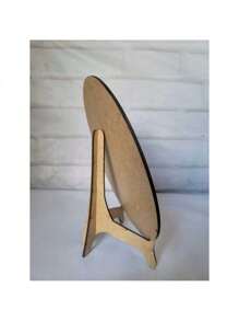 Enfeite de Páscoa quadrinho com suporte para mesa em MDF com 20cm - 15 - Visão 2