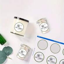 100 piezas de pegatinas personalizadas, resistentes al agua y con logotipo personalizado para bodas, cumpleaños, bautizos - Diseña tus propias pegatinas personalizadas - Pegatinas personalizadas - Ver 5