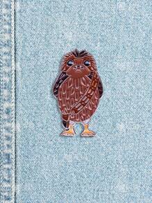1PC Cute Bird Animal Enamel Brooch Fashion Backpack Decoration