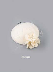 1 pieza Boina de fieltro de lana estilo británico, sombrero pillbox para mujeres, sombrero de iglesia, derby, boda, disfraz vintage con velo, regalo para mujeres