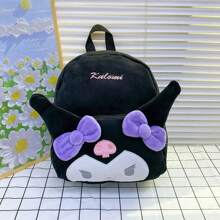 Sanrio 1 pieza Mochila de peluche de Hello Kitty de Sanrio - Diseño lindo de Kuromi, Cinnamoroll y My Melody, mochila suave de gran capacidad, regalo para mujeres, de vuelta a la escuela