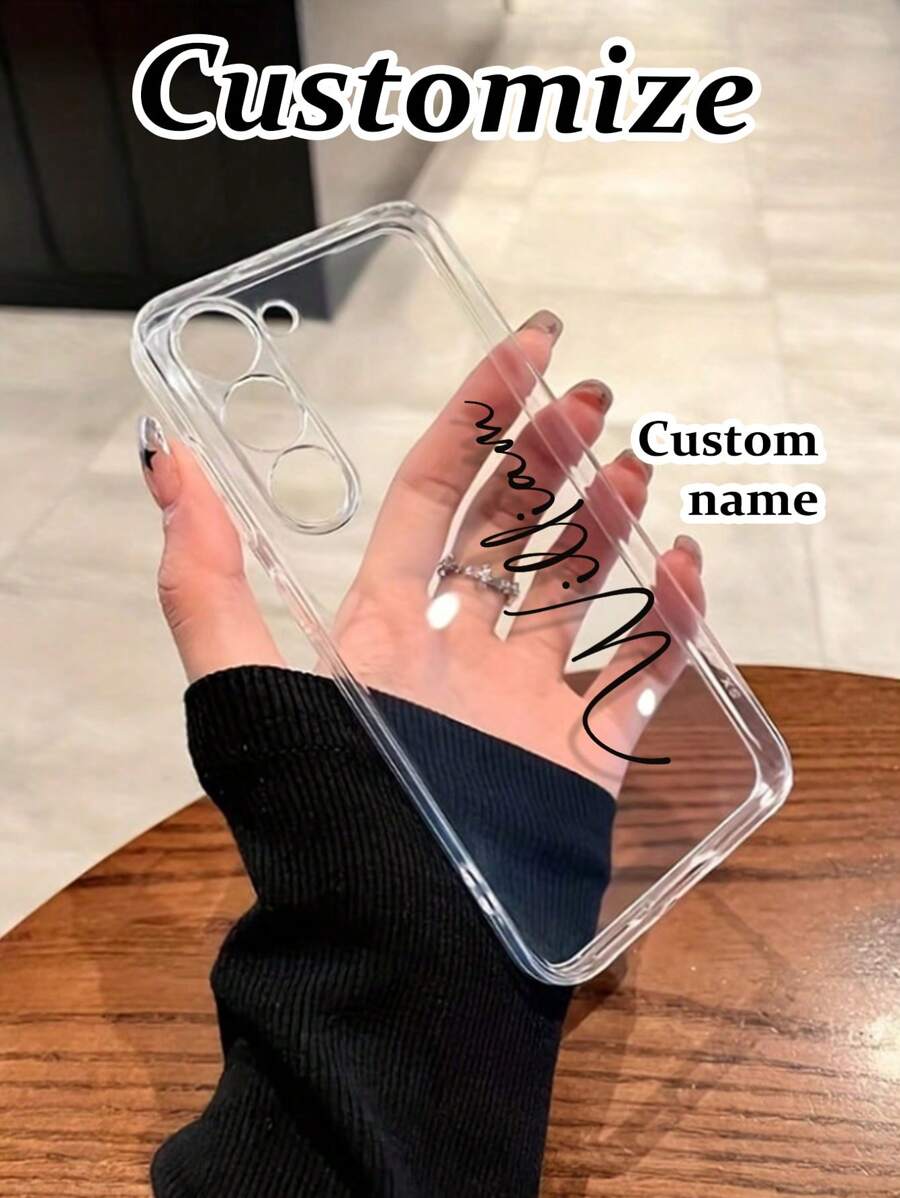 1 pièce Étui de téléphone peint personnalisé perforé haute transparence antichoc compatible avec iPhone16/iPhone16Pro/iPhone16Plus/iPhone16ProMax/iPhone15ProMax, Apple P13, P14, P11 Étuis souples, A50, A12, A32, A52, A72, A51, A21S, A13, A14, S22 Ultra, S23, A33, A53, S20 FE, Redmi 11, 12 Pro, 12, 12X, Note 11, 9A, 9C, Poco X3 NFC, Redmi 10, 9, Note 9, 12C, Note 11 Pro, Redmi 10C, Note 8 Pro - Multicolore - Voir 1