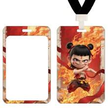 1pc Nezha: Devil Children's Sea Badge Student Meal Card Certificate Protection Box Campus Card Pickup Bank Card Box - Multicolor - View 12