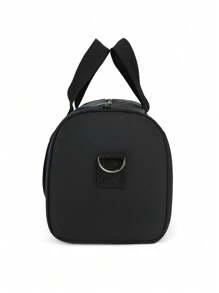 Casual Color Block Round Tube Sports Shoulder Bag, Casual Letter Pattern Round Tube Sports Fitness Bag, Portable Zipper Lightweight Handbag Fashion Unisex Daily Use Bag, Large Capacity Luggage Bag, Training Bag. Suitable For Teen Summer Casual Outdoor Athletic Or Vacation Travel Or Graduation Gifts Or Birthday Dress Accessories