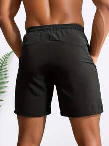 3pcs Men's Mixed Color Casual Sports Fitness Running Shorts, Summer