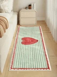 1 Pc Luxury Imitation Cashmere Rug, Elegant And Comfortable Bedside Decoration, Soft And Fluffy Rug, Perfect For Modern Bedroom Decoration, Home Decoration Rug, Easy To Clean, Holiday Decoration