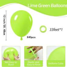 10/20/30/40/50 个柠檬绿气球 18/12/10/5 英寸，浅绿色乳胶派对气球，适用于淋浴派对恐龙丛林万圣节生日派对装饰 - 淺綠色 - 查看 13