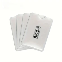 5/10pcs RFID Blocking Card Sleeves - Anti-Theft, NFC Blocking ID And Credit Card Protector