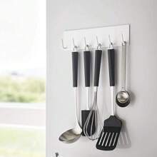 1pc Simple Fridge Magnet Hanging Hook For Kitchen Towel, Cleaning Cloth, Apron - Multicolor - View 10