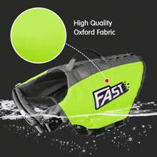 Reflective Striped Dog Life Jacket, Adjustable High Visibility Dog Life Vest, Tear-Resistant Dog Life Jacket, High Buoyancy Pet Life Jacket, Suitable For Small, Medium And Large Dogs - Multicolor - View 4