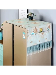 New Air Fryer Dust Cover Thick Non-Slip Fabric Air Fryer Cover Oil-Proof And Dust-Proof Kitchen Multi-Purpose Cover Towel 1 Piece