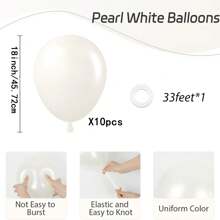 10/20/30/40/50pcs Pearl White Balloons 18/12/10/5 Inches, Pearl White Latex Party Balloons Used For Weddings, Engagements, Bridal Showers, Birthday Party Decorations
