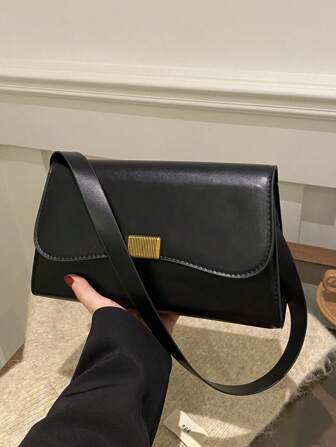 2025 Niche Design Bag, High-End Stylish Minimalist Baguette Handbag,Versatile Tote & Shoulder Bag