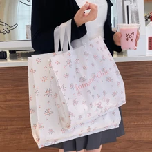 20 Piezas Bolsas de tela con diseño floral para regalos, bolsas de plástico de mano, bolsas de regalo, bolsas para empaquetar, bolsas de compras para ropa de mujer, apropiadas para bodas, cumpleaños, compras, bolsas de fiesta - Multicolor - Ver 6