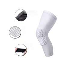 Pair Of White Professional Sports Knee Pads - 白色 - 查看 1