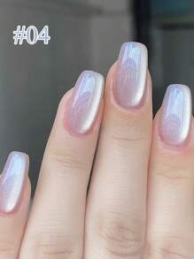 10毫升秋冬流行蓝色玻璃珠猫眼凝胶指甲油，2025新款极简高端美甲凝胶，美甲用品 - 彩色 - 查看 15