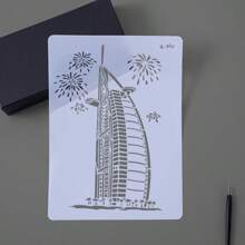 Creative Architecture Series Painting Template Cross Border Hollow City