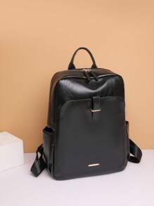 Mochila de viaje de mujer de moda con gran capacidad y compartimento para laptop, mochila de estilo callejero para estudiantes