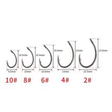 50pcs/Box Coating High Carbon Stainless Steel Barbed Hooks Carp Fishing Hooks Pack With Retail Original Box 8011 - Silver - View 4